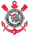 Escudo do Corinthians, líder do Brasileirão Feminino