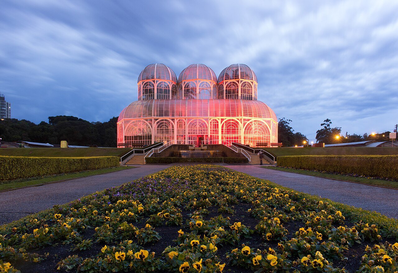 Estufa principal do Jardim Botânico de Curitiba