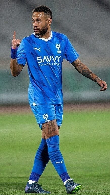 O atacante Neymar em ação por outro clube antes do retorno ao Santos (Foto: Meghdad Madadi/Tasnim News Agency, Wikimedia Commons, CC BY 4.0)