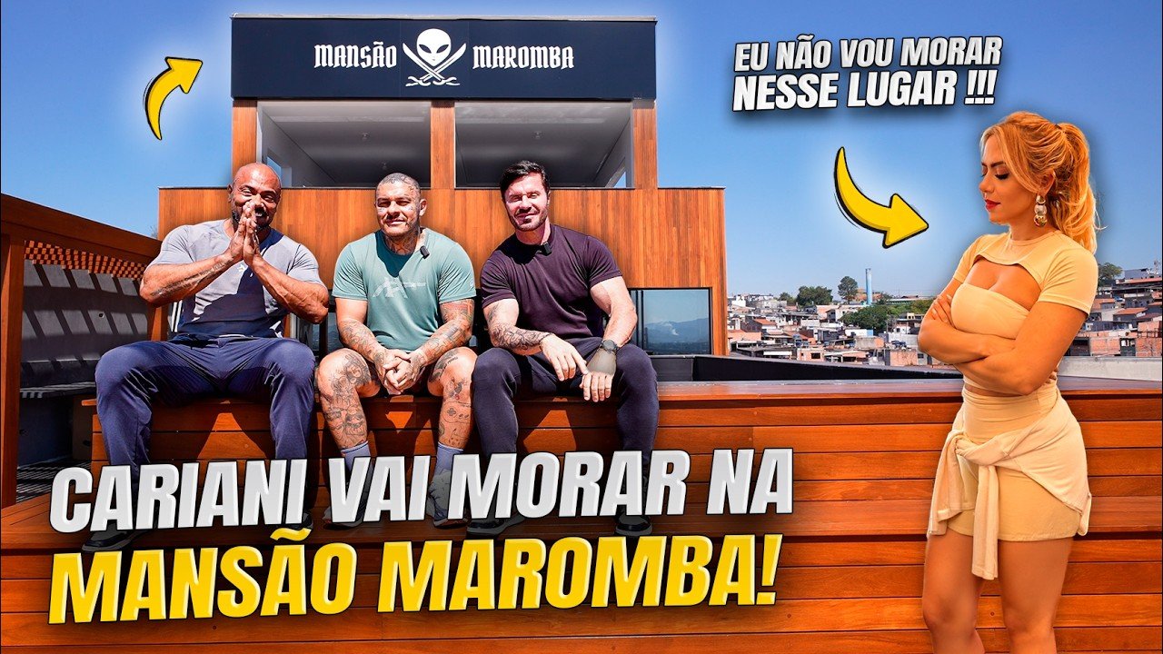 Miniatura do vídeo mostrando Renato Cariani anunciando a mudança para a Mansão Maromba
