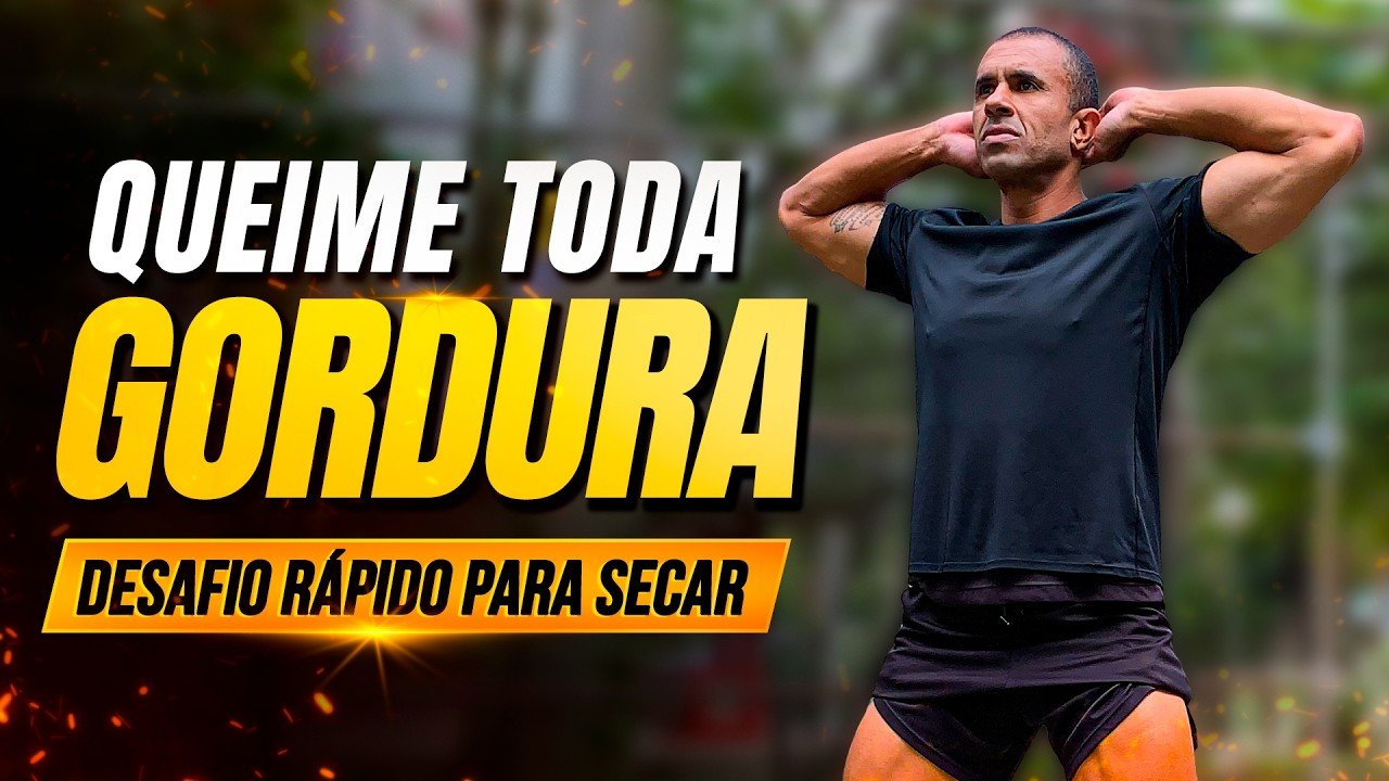 Miniatura do vídeo de Daniel Gimenes com desafio de HIIT de 15 minutos para diminuir a barriga