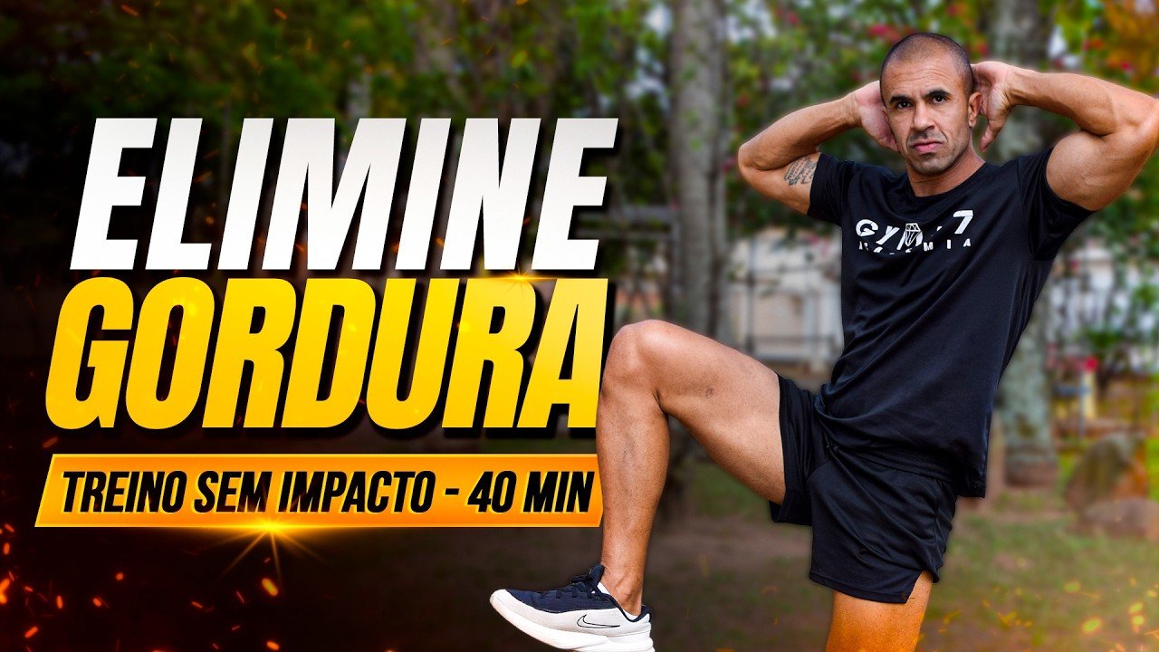 Miniatura do vídeo de Daniel Gimenes com treino HIIT sem impacto de 40 minutos em casa