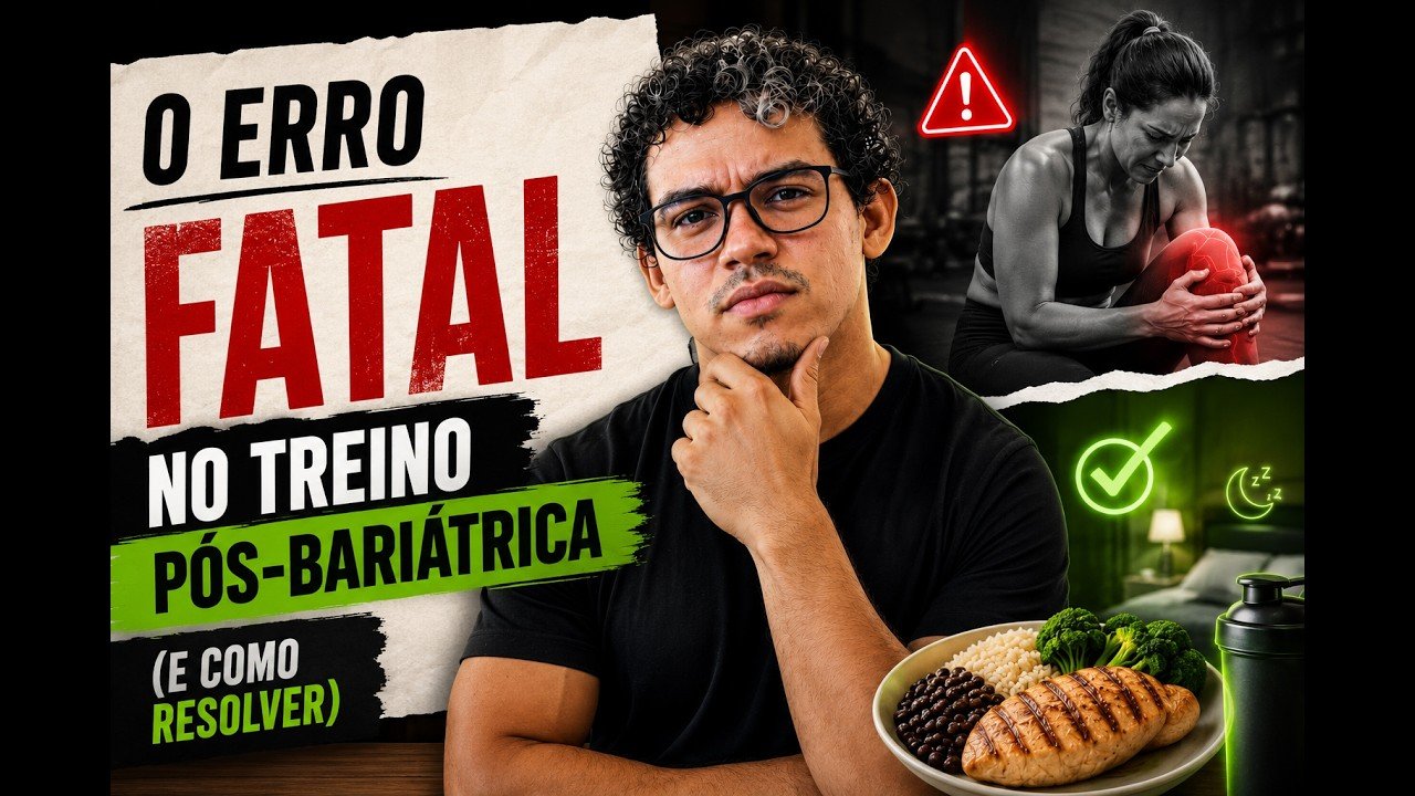 Miniatura do vídeo de Dr. Danillo Pereira sobre erro comum no treino pós-bariátrica