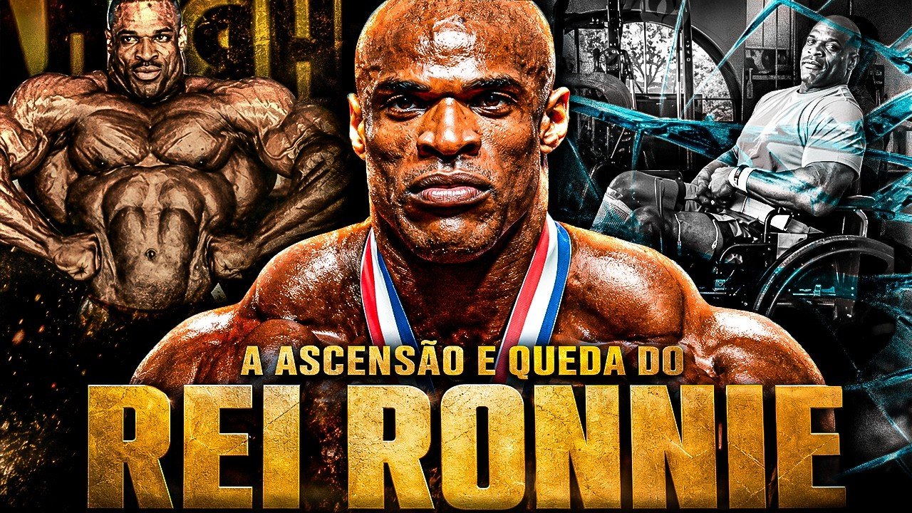 Miniatura do vídeo de Léo Araújo sobre a trajetória de Ronnie Coleman e seus problemas físicos após a aposentadoria