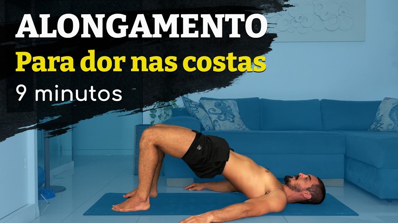 Miniatura do vídeo de Rafael Andrade com alongamento para aliviar dor nas costas