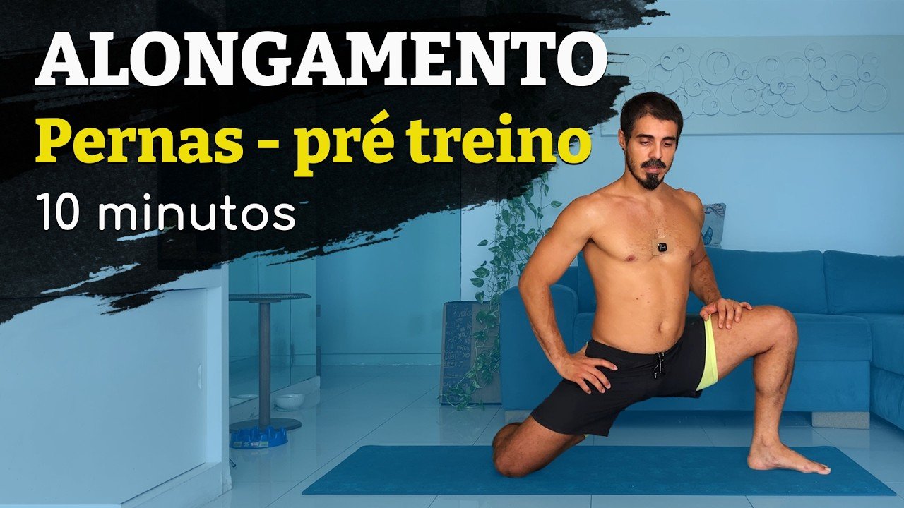 Miniatura do vídeo de Rafael Andrade sobre alongamento pré-treino para pernas antes da musculação
