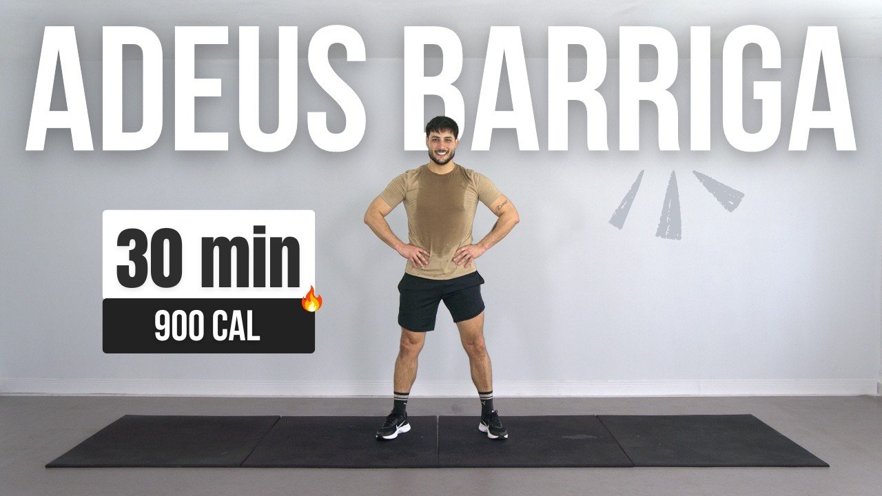 Miniatura do vídeo de Renan Gonçalves sobre cardio HIIT de 30 minutos para perder barriga