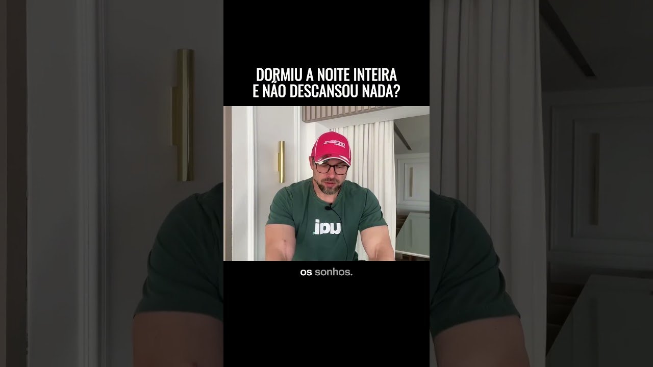 Miniatura do vídeo de Paulo Muzy sobre sono profundo e sono REM